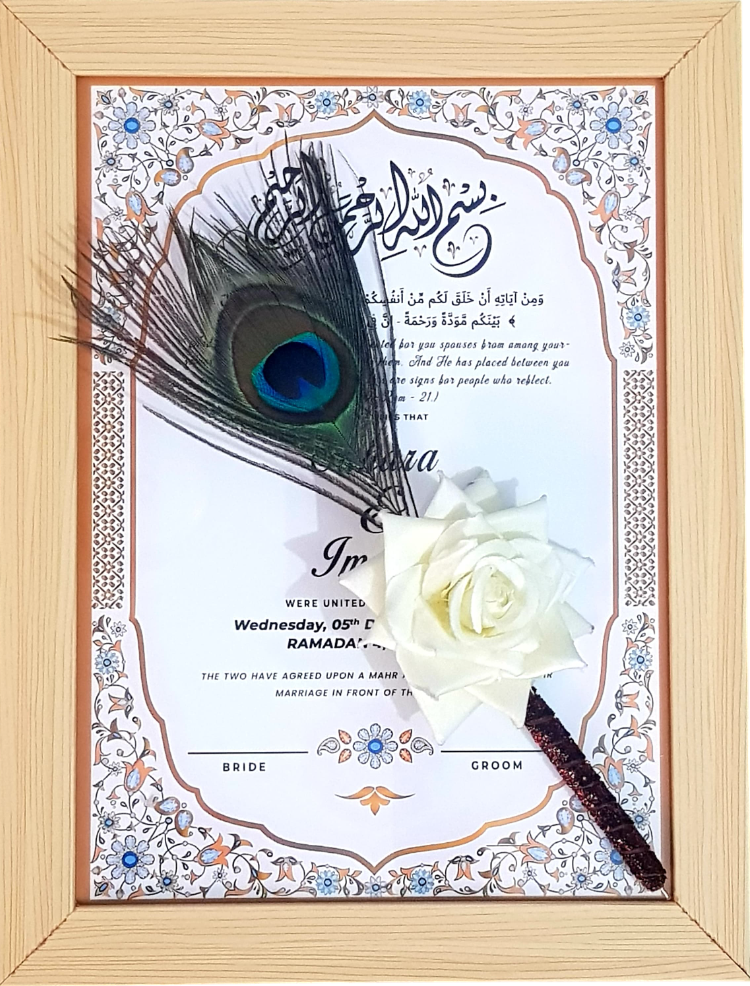 Nikahnama Wooden